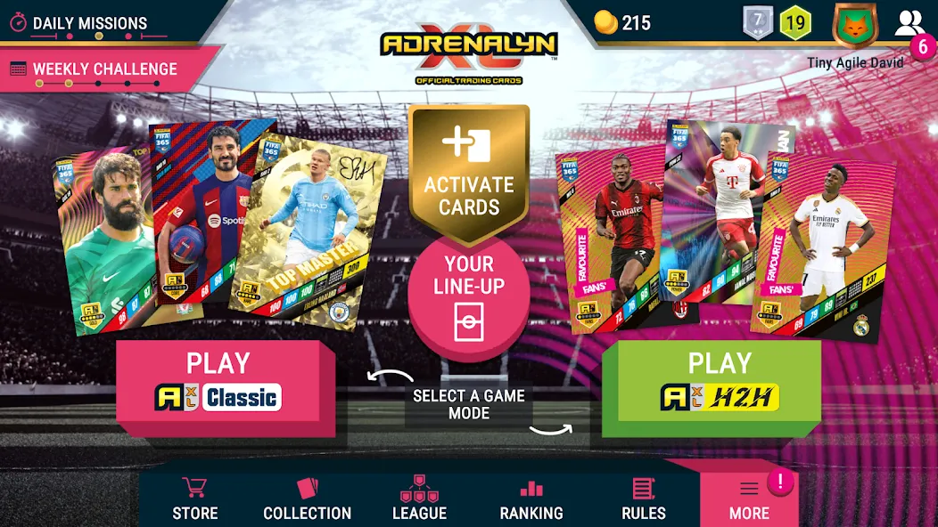 Скачать взломанную Panini FIFA 365 AdrenalynXL™ (Панини ФИФА 365 АдреналинХЛ)  [МОД Unlocked] — стабильная версия apk на Андроид screen 1