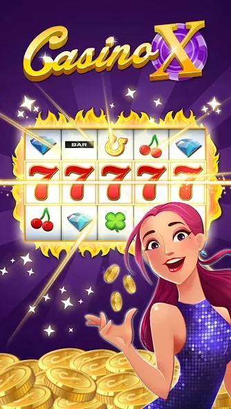 Взломанная Casino X (Казино Икс)  [МОД Unlocked] — полная версия apk на Андроид screen 1