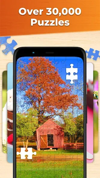 Скачать взлом Jigsaw Puzzles HD Puzzle Games  [МОД Много денег] — полная версия apk на Андроид screen 2