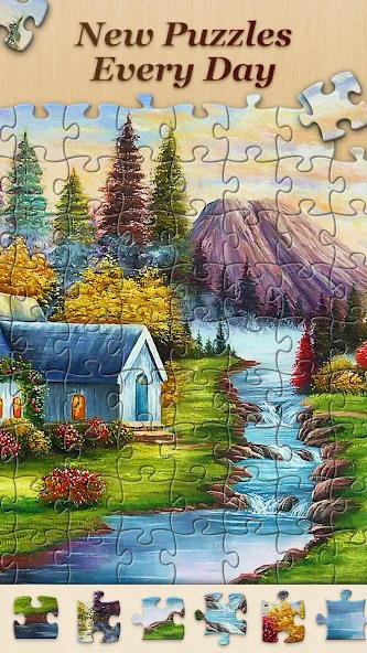 Взлом Jigsawscapes® — Jigsaw Puzzles (Джигсоускейпс)  [МОД Unlocked] — полная версия apk на Андроид screen 3