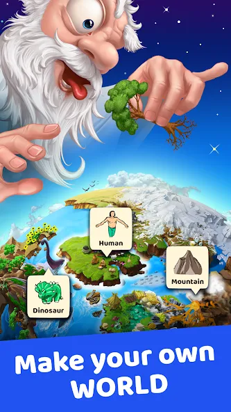 Скачать взломанную Doodle God: Infinite Alchemy (Дудл Год)  [МОД Menu] — стабильная версия apk на Андроид screen 1