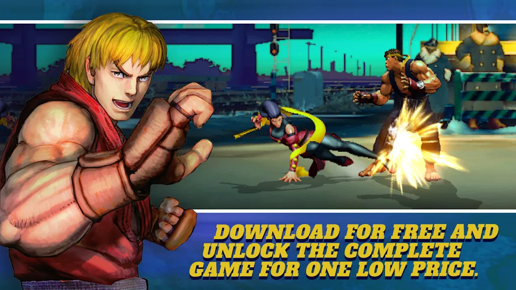 Скачать взлом Street Fighter IV CE (Стрит Файтер  СЕ)  [МОД Menu] — полная версия apk на Андроид screen 1