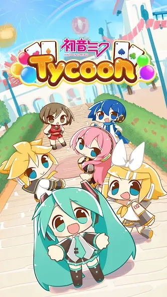 Взлом Hatsune Miku Tycoon (Хацуне Мику Тайкун)  [МОД Бесконечные монеты] — стабильная версия apk на Андроид screen 1