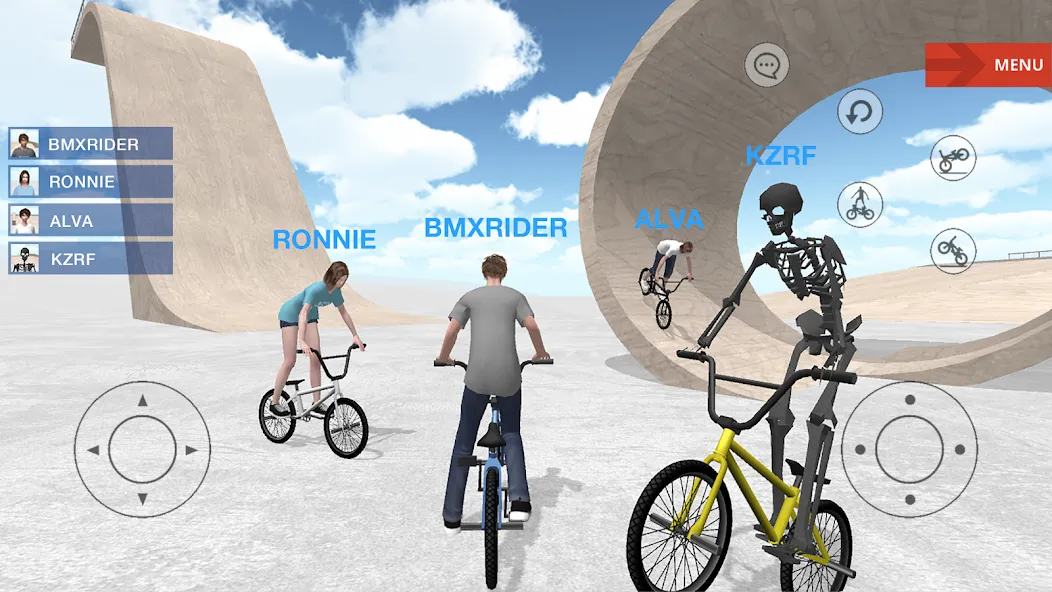 Взлом BMX Space (БМХ Спейс)  [МОД Menu] — полная версия apk на Андроид screen 2