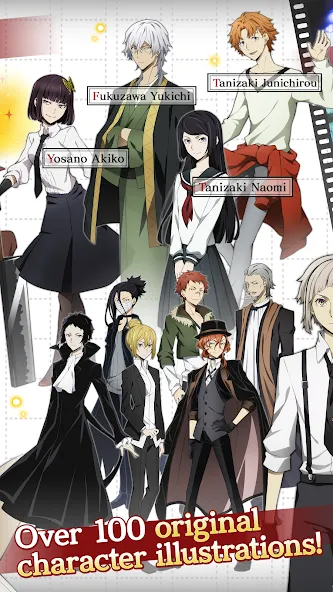 Скачать взломанную Bungo Stray Dogs: TotL (Бунго Бродячие псы)  [МОД Mega Pack] — стабильная версия apk на Андроид screen 3