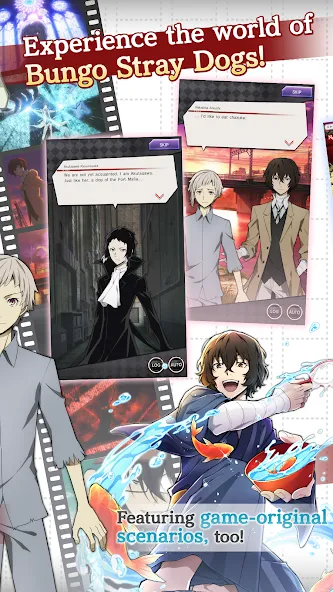 Скачать взломанную Bungo Stray Dogs: TotL (Бунго Бродячие псы)  [МОД Mega Pack] — стабильная версия apk на Андроид screen 4