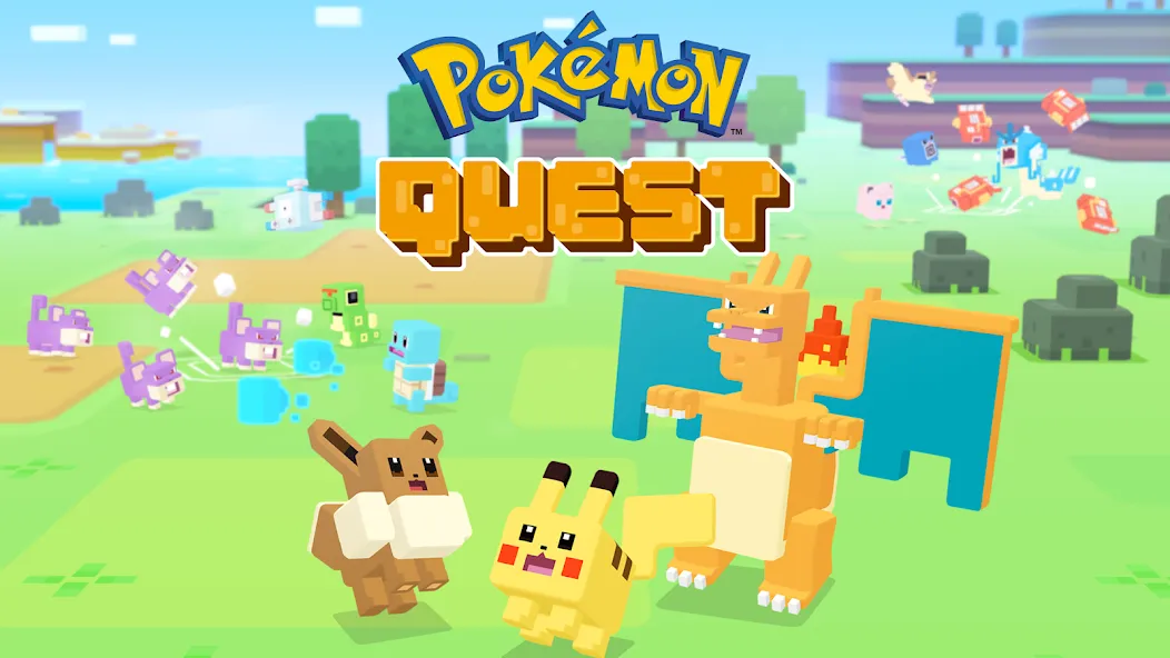 Взломанная Pokémon Quest  [МОД Unlocked] — стабильная версия apk на Андроид screen 1