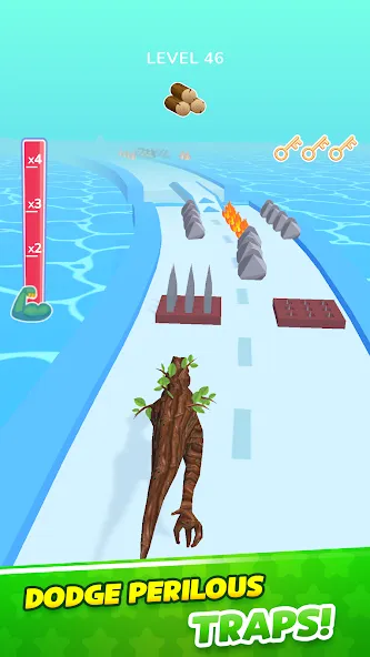 Скачать взломанную Dino Evolution Run 3D (Дино Эволюция Ран 3Д)  [МОД Menu] — последняя версия apk на Андроид screen 5