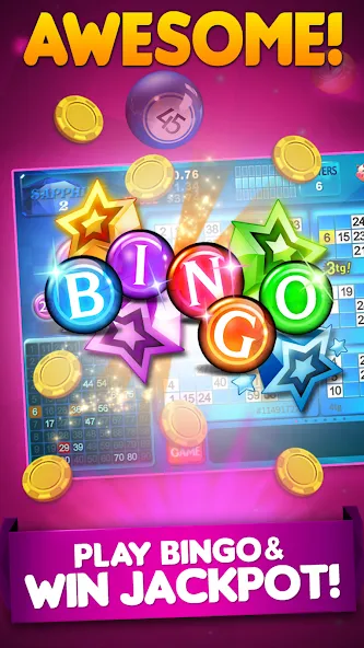 Взлом Bingo 90 Live : Vegas Slots (Бинго 90 Лайв)  [МОД Unlocked] — последняя версия apk на Андроид screen 3