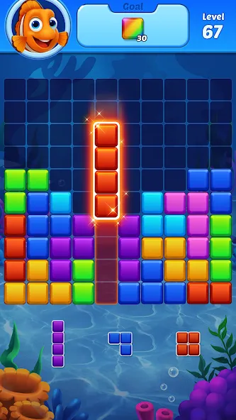 Взлом Block Puzzle Ocean  [МОД Unlocked] — последняя версия apk на Андроид screen 4