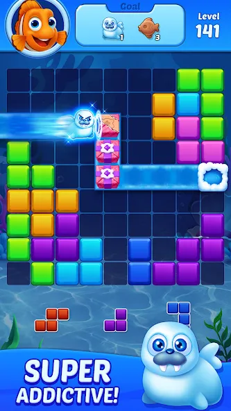 Взлом Block Puzzle Ocean  [МОД Unlocked] — последняя версия apk на Андроид screen 5