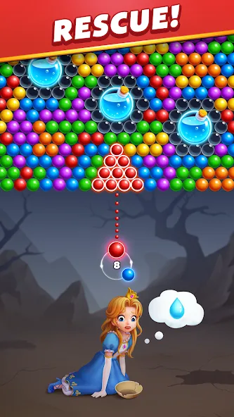 Взлом Bubble Shooter Royal Pop  [МОД Unlocked] — стабильная версия apk на Андроид screen 1