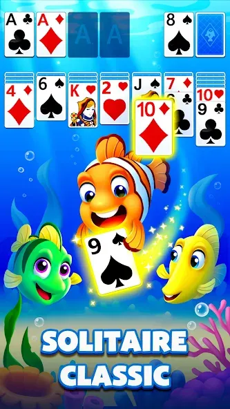 Скачать взломанную Solitaire Ocean  [МОД Unlocked] — стабильная версия apk на Андроид screen 4