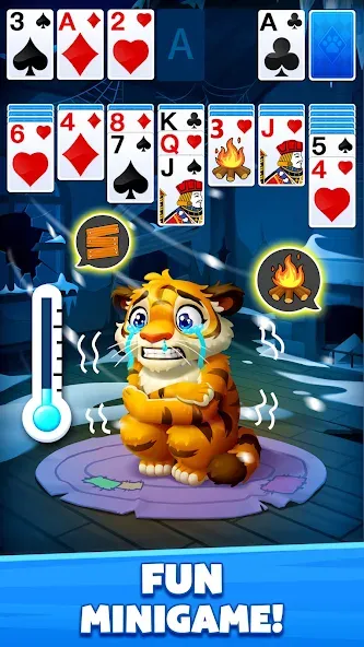 Взломанная Solitaire Zoo  [МОД Бесконечные монеты] — последняя версия apk на Андроид screen 2