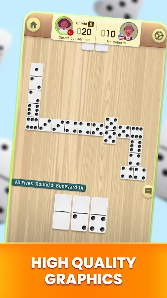 Скачать взлом Dominoes: Classic Dominos Game  [МОД Unlocked] — последняя версия apk на Андроид screen 2