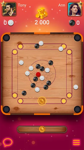 Скачать взломанную Carrom Lure — Disc pool game (Карром Лур)  [МОД Unlocked] — полная версия apk на Андроид screen 2