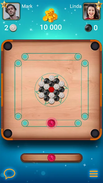 Скачать взломанную Carrom Lure — Disc pool game (Карром Лур)  [МОД Unlocked] — полная версия apk на Андроид screen 3