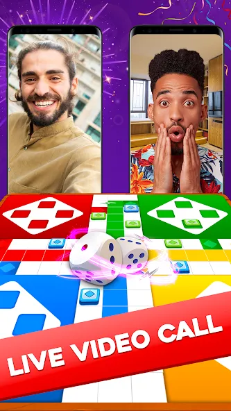 Скачать взломанную Ludo Lush-Game with Video Call (Людо Луш)  [МОД Unlimited Money] — полная версия apk на Андроид screen 2