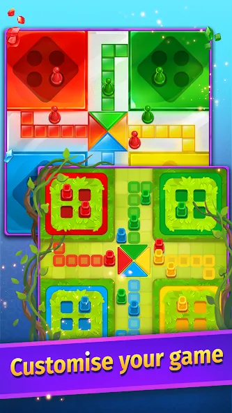 Скачать взломанную Ludo Game COPLE — Voice Chat  [МОД Mega Pack] — последняя версия apk на Андроид screen 2