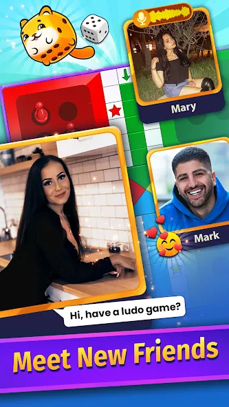 Скачать взломанную Ludo Game COPLE — Voice Chat  [МОД Mega Pack] — последняя версия apk на Андроид screen 3