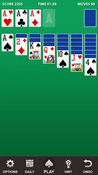 Взлом Solitaire.  [МОД Все открыто] — полная версия apk на Андроид screen 1