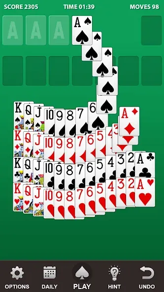 Взлом Solitaire.  [МОД Все открыто] — полная версия apk на Андроид screen 2