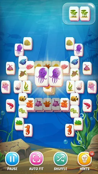 Скачать взломанную Mahjong Fish (Маджонг Рыбы)  [МОД Unlimited Money] — последняя версия apk на Андроид screen 2