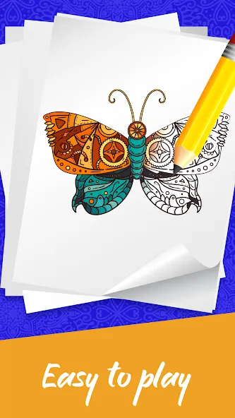 Взлом Mandala Coloring Book Game (Мандала Книга раскрасок  Игра)  [МОД Все открыто] — стабильная версия apk на Андроид screen 2