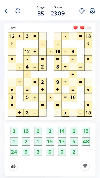 Взломанная Crossmath — Math Puzzle Games (Математические головоломки игры)  [МОД Mega Pack] — стабильная версия apk на Андроид screen 1