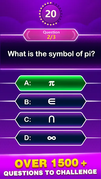 Взломанная Math Trivia — Quiz Puzzle Game (Математические загадки)  [МОД Все открыто] — последняя версия apk на Андроид screen 2