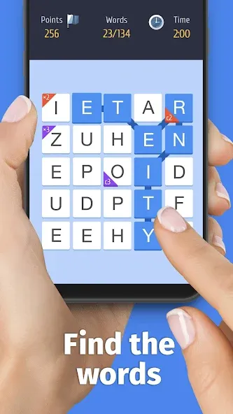 Скачать взломанную Words of Clans — Word Puzzle  [МОД Menu] — стабильная версия apk на Андроид screen 1