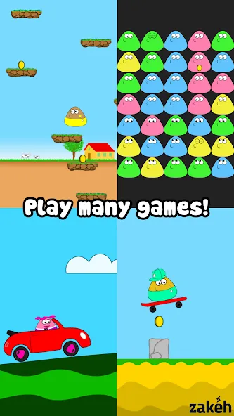 Скачать взломанную Pou (Пуо)  [МОД Меню] — полная версия apk на Андроид screen 2