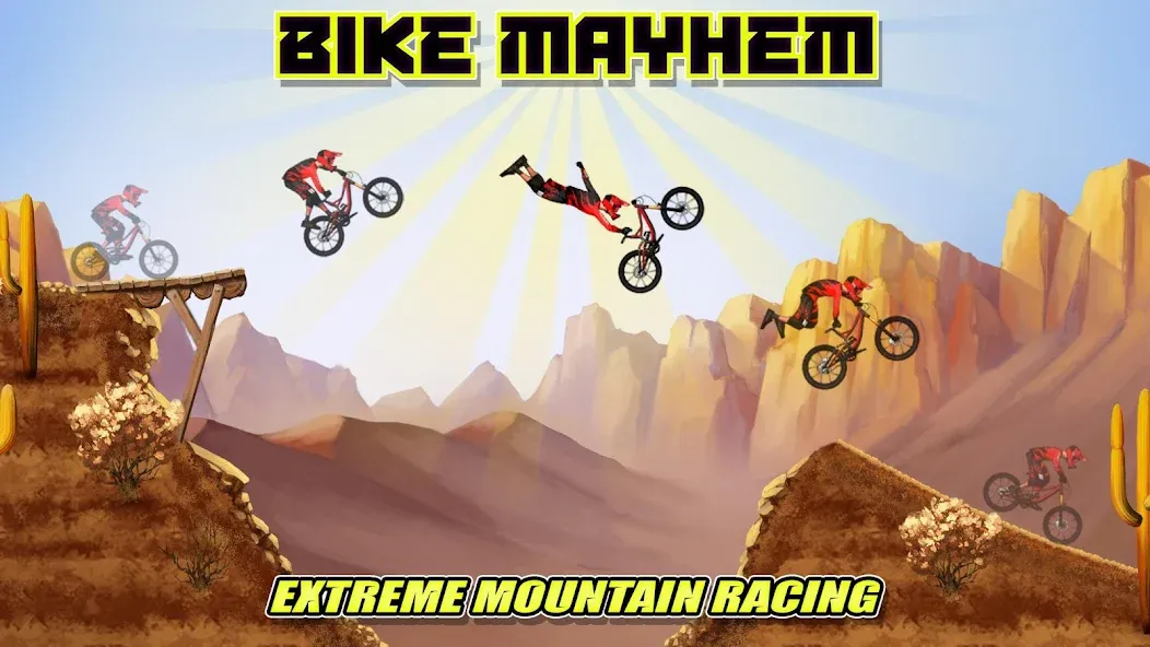 Взломанная Bike Mayhem Free (Байк Мейхем Фри)  [МОД Бесконечные монеты] — последняя версия apk на Андроид screen 5