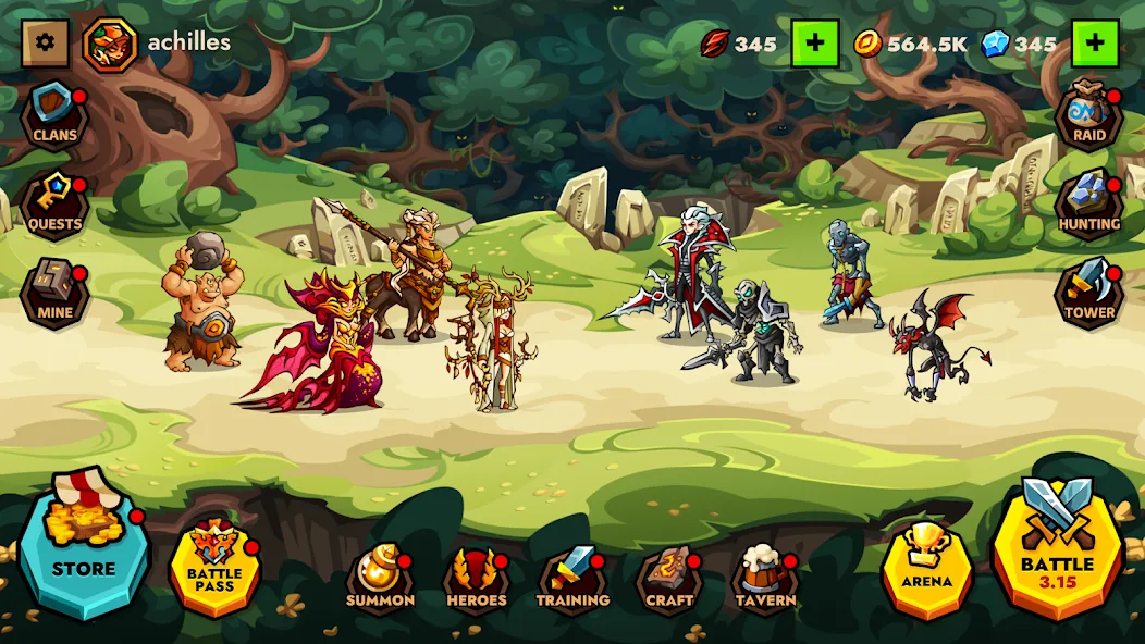 Скачать взлом Legendlands — Legendary RPG (Легендлендс)  [МОД Меню] — последняя версия apk на Андроид screen 1