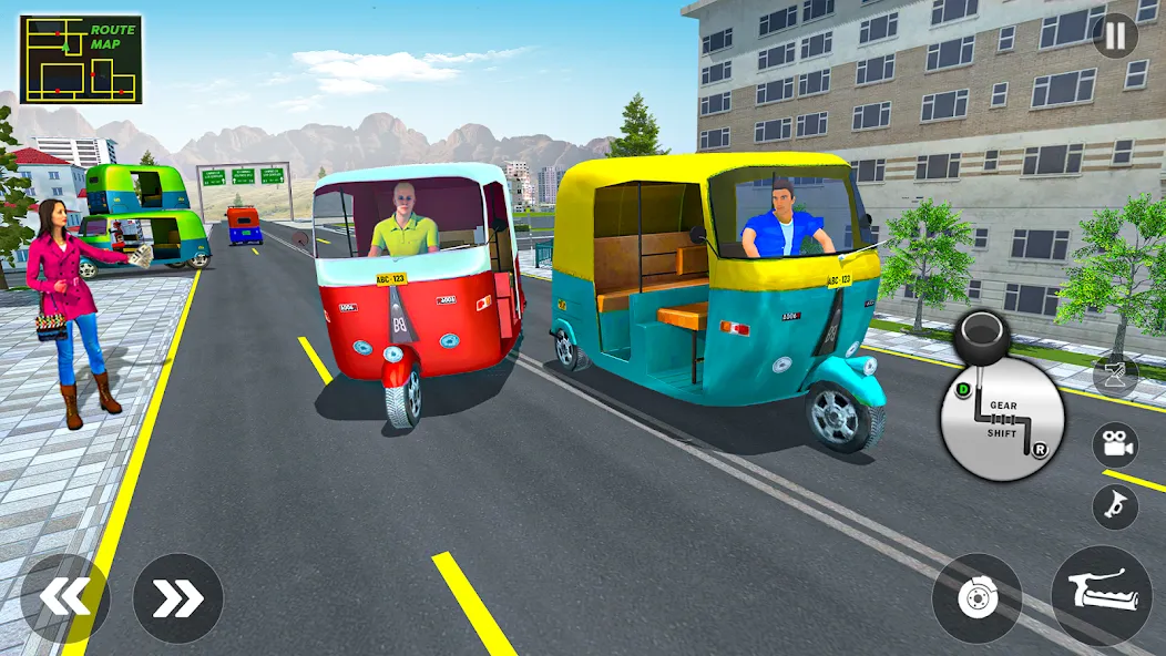 Взломанная Tuk Tuk Auto Rickshaw Game 3d  [МОД Menu] — полная версия apk на Андроид screen 1