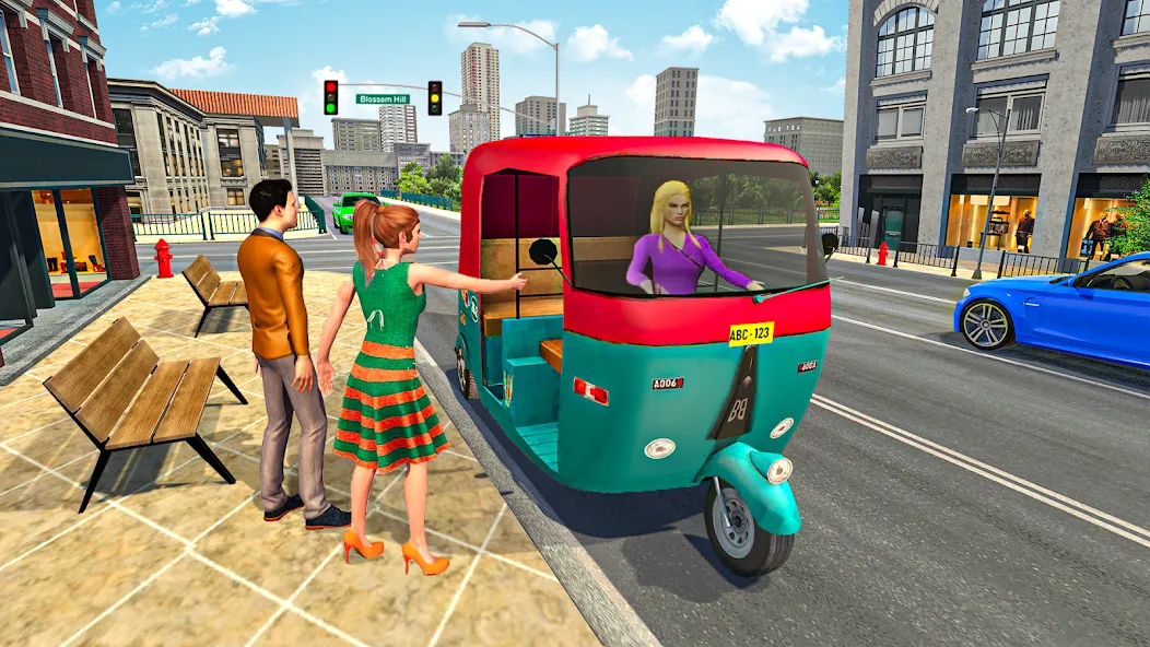 Взломанная Tuk Tuk Auto Rickshaw Game 3d  [МОД Menu] — полная версия apk на Андроид screen 2