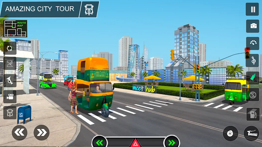 Взломанная Tuk Tuk Auto Rickshaw Game 3d  [МОД Menu] — полная версия apk на Андроид screen 3