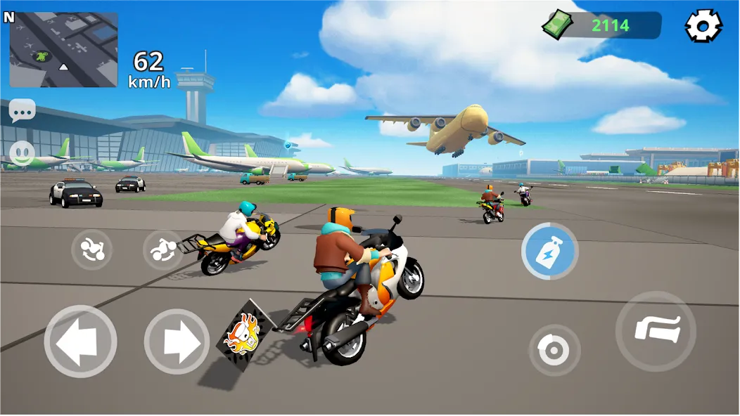 Скачать взломанную Moto City: Mad Bike Delivery (Мото Сити)  [МОД Бесконечные монеты] — стабильная версия apk на Андроид screen 4