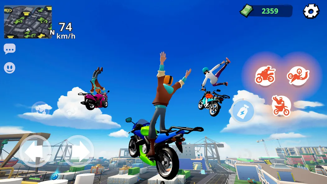 Скачать взломанную Moto City: Mad Bike Delivery (Мото Сити)  [МОД Бесконечные монеты] — стабильная версия apk на Андроид screen 5