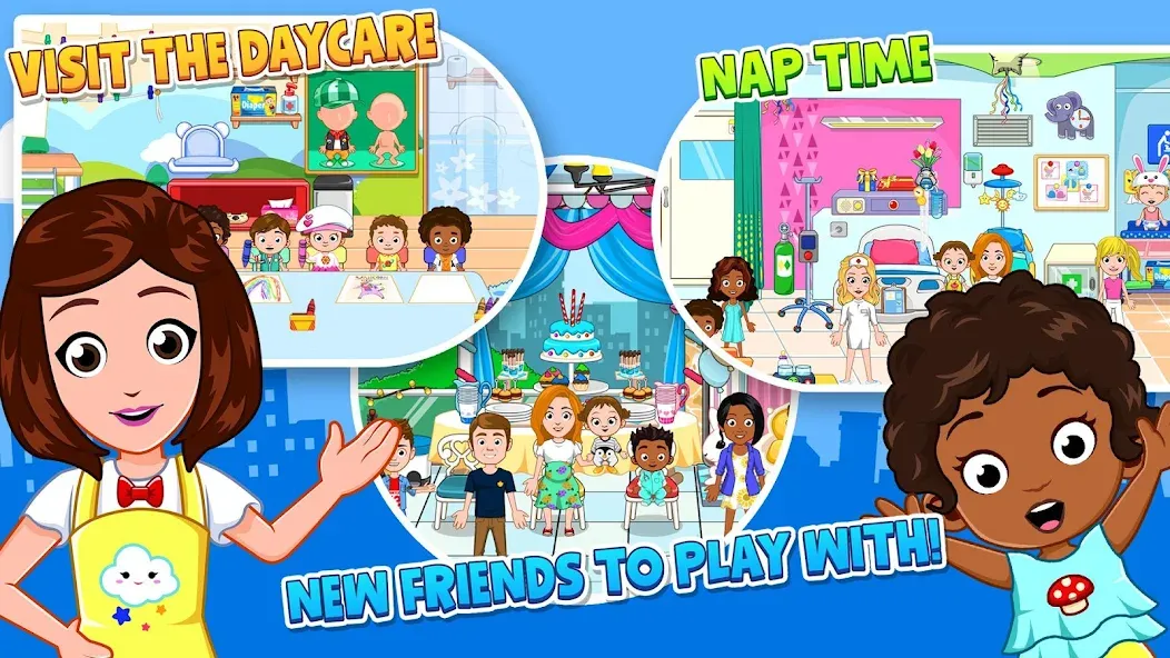 Взломанная My City : Babysitter (Мой город)  [МОД Все открыто] — полная версия apk на Андроид screen 3