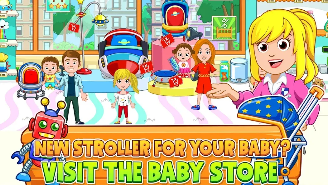 Взломанная My City : Babysitter (Мой город)  [МОД Все открыто] — полная версия apk на Андроид screen 4