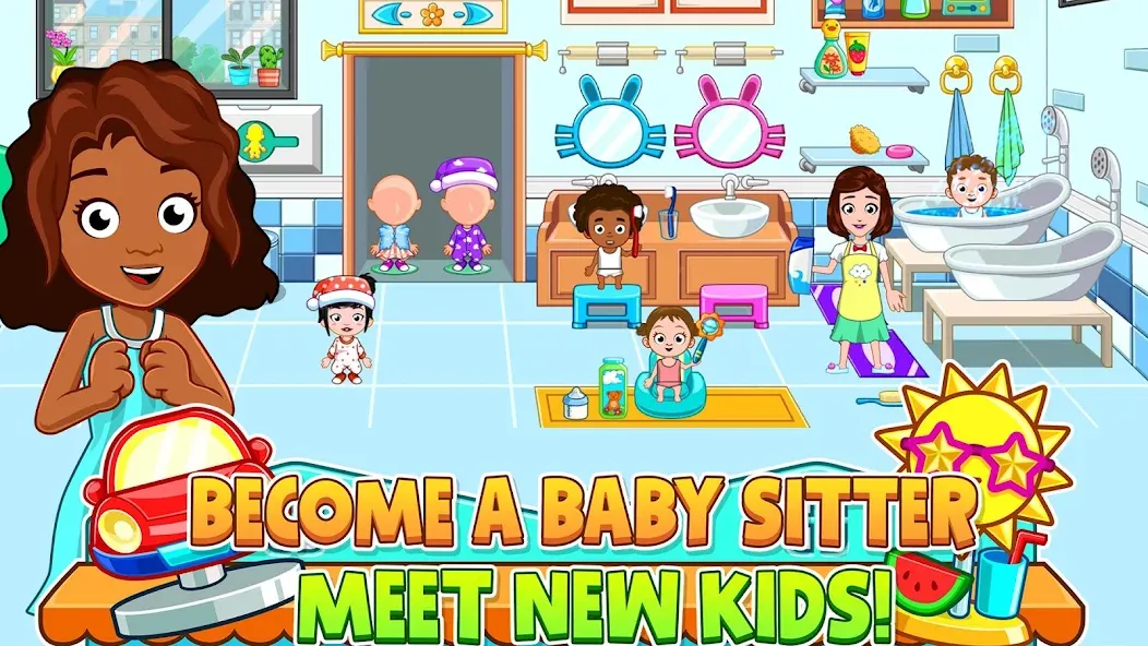 Взломанная My City : Babysitter (Мой город)  [МОД Все открыто] — полная версия apk на Андроид screen 5