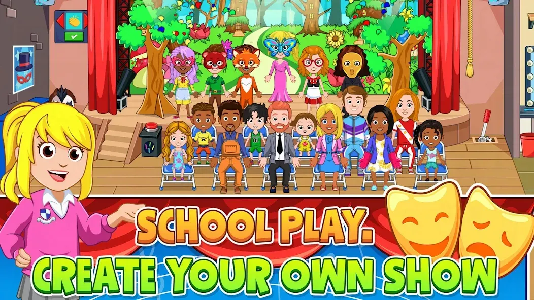 Скачать взлом My City : High School (Мой город)  [МОД Menu] — стабильная версия apk на Андроид screen 4