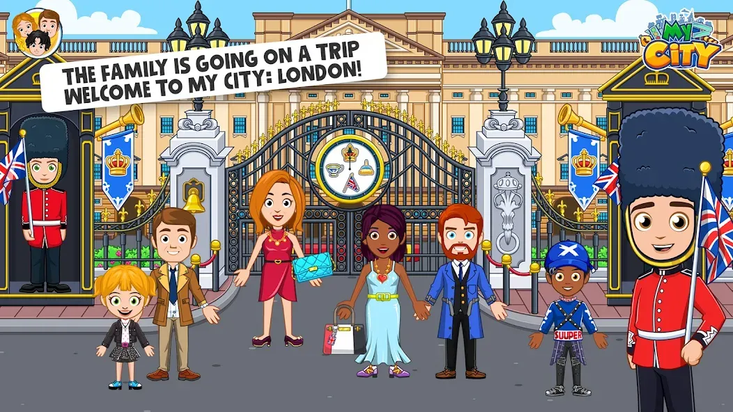 Взломанная My City : London (Мой город)  [МОД Бесконечные монеты] — последняя версия apk на Андроид screen 1