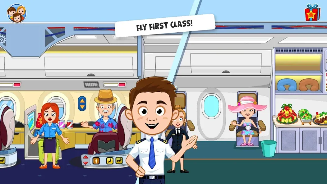 Взлом My Town Airport games for kids (Май Таун)  [МОД Mega Pack] — последняя версия apk на Андроид screen 2