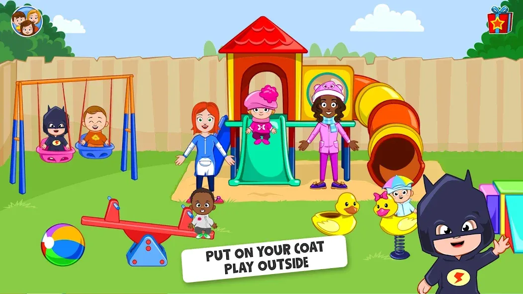 Скачать взломанную My Town : Daycare Game  [МОД Много денег] — полная версия apk на Андроид screen 1