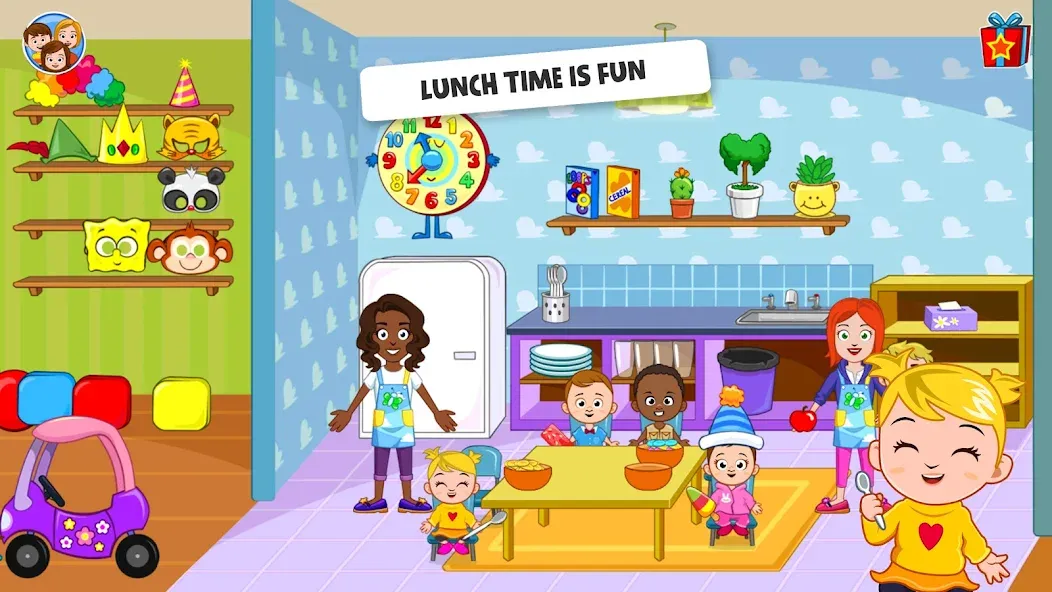 Скачать взломанную My Town : Daycare Game  [МОД Много денег] — полная версия apk на Андроид screen 4