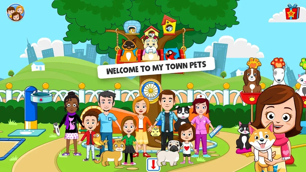 Взлом My Town: Pet games & Animals (Май Таун)  [МОД Unlocked] — последняя версия apk на Андроид screen 1