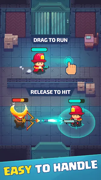 Взлом Firefighter: pixel shooter  [МОД Много денег] — стабильная версия apk на Андроид screen 2