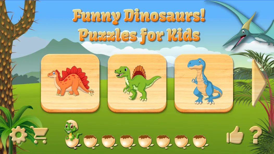 Скачать взломанную Dino Puzzle  [МОД Много денег] — последняя версия apk на Андроид screen 1